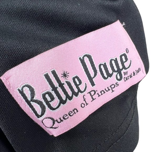 Bettie Page Velvet Wiggle Dress | Extra Large - Picture 8 of 11